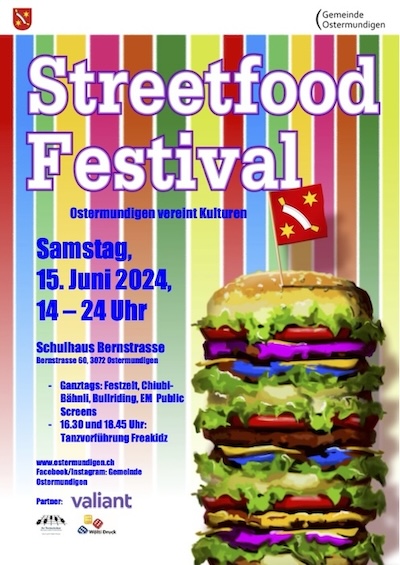 STREEFOOD FESTIVAL OSTERMUNDIGEN, JUNE 15TH